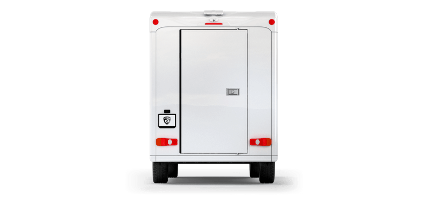 Jednokřídlé zadní dveře EVO1