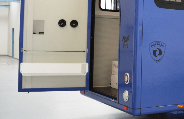 Kapsa na zadních dveřích